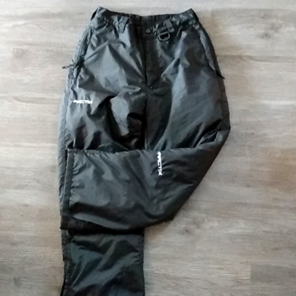 Arctic winter snow pants youth ( 10 - 12 ). Black